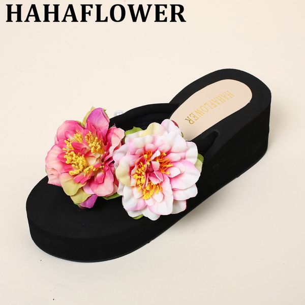 haha flower new summer simple sweet cute hand made flowers beach sandals fashion soft slippers comfortable flip flops, Black
haha flower new summer simple sweet cute hand made flowers beach sandals fashion soft slippers comfortable flip flops, Black