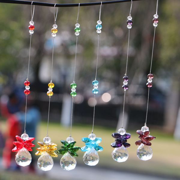 6pcs chakra crystal sun catchers chandelier crystals ball prism pendant rainbow maker hanging chakra suncatcher decoration
6pcs chakra crystal sun catchers chandelier crystals ball prism pendant rainbow maker hanging chakra suncatcher decoration