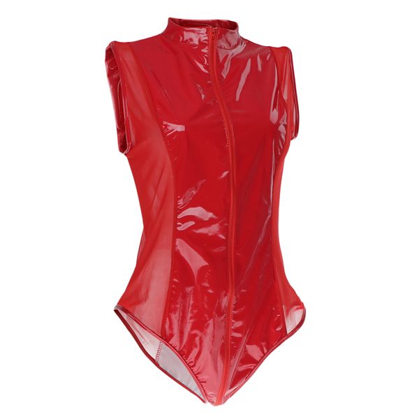 women's body wetlook bodysuit catsuit jumpsuit zipper red patent leather look jumpsuit lingerie underwear clubwear, White;black
women's body wetlook bodysuit catsuit jumpsuit zipper red patent leather look jumpsuit lingerie underwear clubwear, White;black
