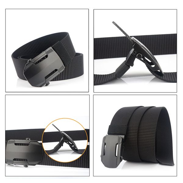 luxury canvas men belt alloy buckle adjustable tactical belt for jeans male casual black nylon belts ing, Black;brown
luxury canvas men belt alloy buckle adjustable tactical belt for jeans male casual black nylon belts ing, Black;brown
