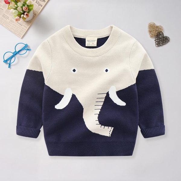 breathable kids autumn winter pullover cartoon animal printing splicing long sleeve o-neck daily warm sweaters knitted wear, Blue
breathable kids autumn winter pullover cartoon animal printing splicing long sleeve o-neck daily warm sweaters knitted wear, Blue