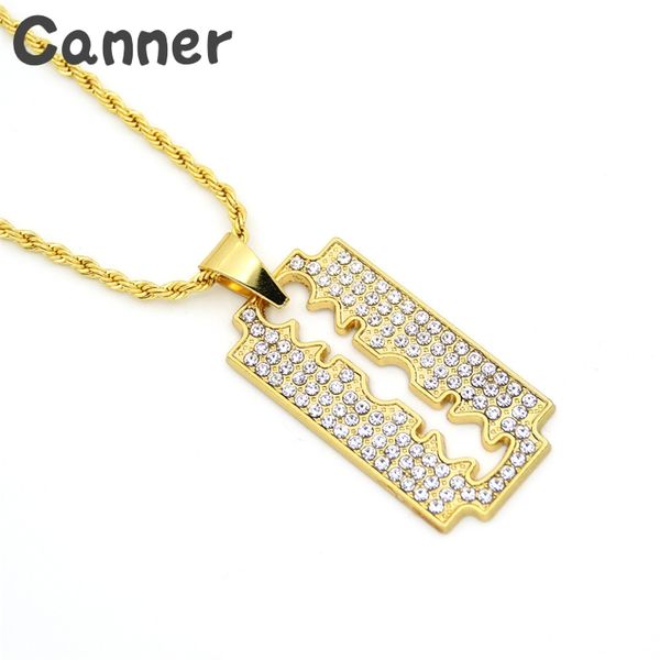 canner hip hop hollow necklaces for men cubic zirconia necklace gold razor blades pendant necklaces male punk jewelry gifts a40, Silver
canner hip hop hollow necklaces for men cubic zirconia necklace gold razor blades pendant necklaces male punk jewelry gifts a40, Silver