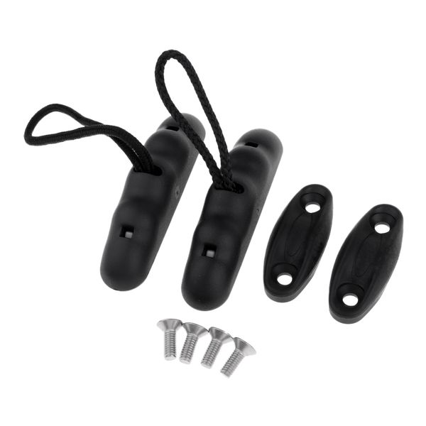 pack 2 replacement kayak carry handle canoe dinghy boat raft pull handle & rope, screws, deck eye
pack 2 replacement kayak carry handle canoe dinghy boat raft pull handle & rope, screws, deck eye