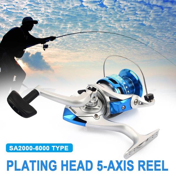 practical fishing reel spinning fishing wheel blue metal rocker spool gear seawater reel durable electroplated plastic
practical fishing reel spinning fishing wheel blue metal rocker spool gear seawater reel durable electroplated plastic