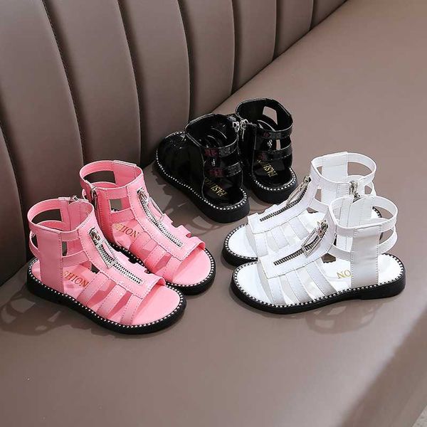 girls sandals soft bottom princess shoes summer comfortable children's high roman shoes baby beach stq039, Black;red
girls sandals soft bottom princess shoes summer comfortable children's high roman shoes baby beach stq039, Black;red