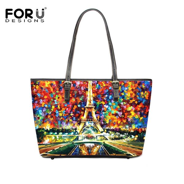 forudesigns eiffel tower painting art casual women's shoulder bag luxury hand bags travel storage bags pu leather shopping bag
forudesigns eiffel tower painting art casual women's shoulder bag luxury hand bags travel storage bags pu leather shopping bag