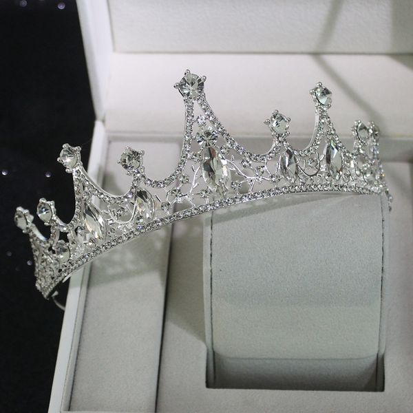 children's hair band crystal headdress crown headdress girl's crown crystal hair band children's performance wedding accessor, Slivery;white
children's hair band crystal headdress crown headdress girl's crown crystal hair band children's performance wedding accessor, Slivery;white