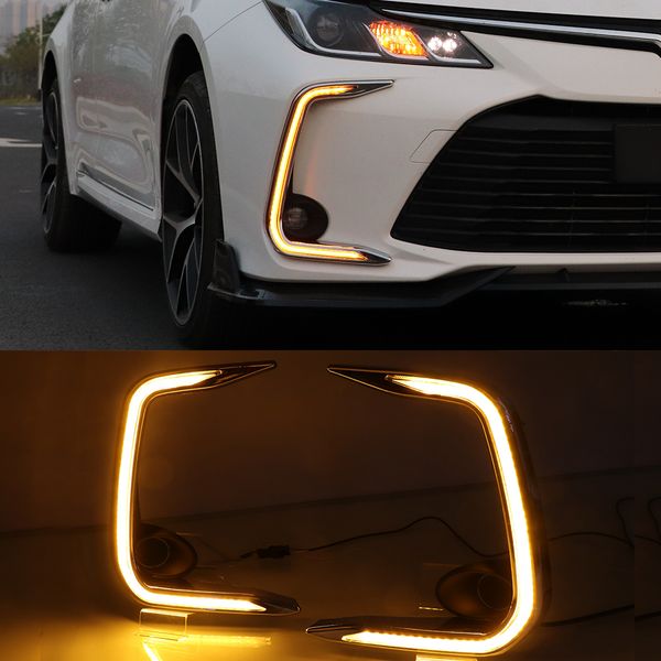 car flashing 1 pair turn yellow signal relay waterproof car led drl lamp led daytime running light for corolla 2019 2020
car flashing 1 pair turn yellow signal relay waterproof car led drl lamp led daytime running light for corolla 2019 2020