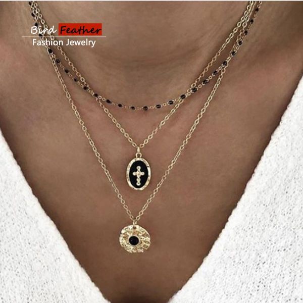 gold color choker necklace for women 3 layers black cross pendant chain necklaces & pendants velvet chokers fashion jewelry, Golden;silver
gold color choker necklace for women 3 layers black cross pendant chain necklaces & pendants velvet chokers fashion jewelry, Golden;silver