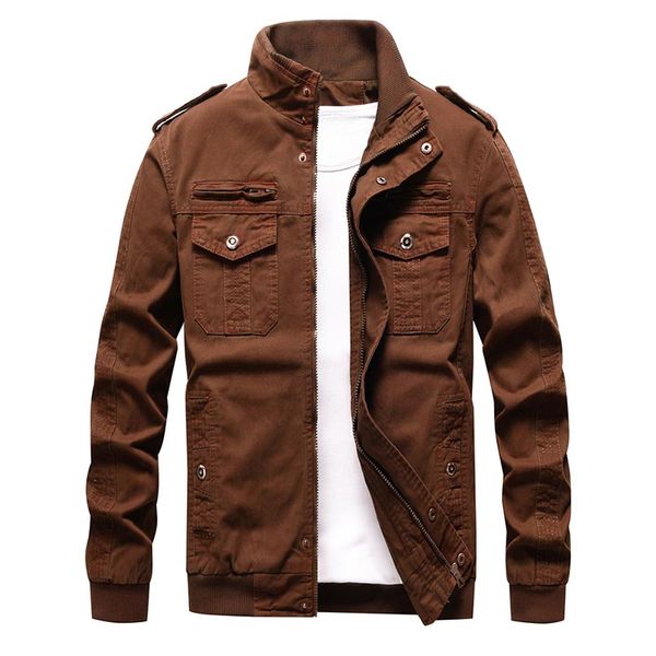 kiovno men cargo casual denim jackets coats vintage militaty tactical jacket outwear for male multi pockets, Black;brown
kiovno men cargo casual denim jackets coats vintage militaty tactical jacket outwear for male multi pockets, Black;brown