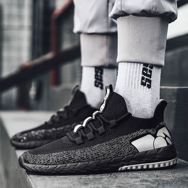 high-end high-quality mesh breathable sports tide shoes men's shoes men's casual laces jogging cushioned, Black
high-end high-quality mesh breathable sports tide shoes men's shoes men's casual laces jogging cushioned, Black