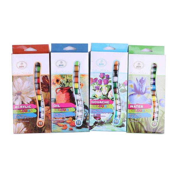 12ml 12 colors professional acrylic paints set watercolor drawing pigment artist w91a
12ml 12 colors professional acrylic paints set watercolor drawing pigment artist w91a