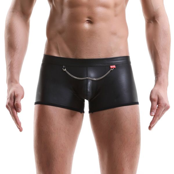 kancoold underwear men's leather imitation lacquer men panties men's underwear boxer spandex men, Black;white
kancoold underwear men's leather imitation lacquer men panties men's underwear boxer spandex men, Black;white