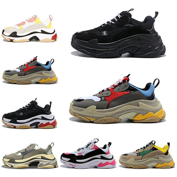 classic men women shoes triple s casual shoes paris 17fw black white pink mens trainers chaussures sports sneakers 36-45
classic men women shoes triple s casual shoes paris 17fw black white pink mens trainers chaussures sports sneakers 36-45