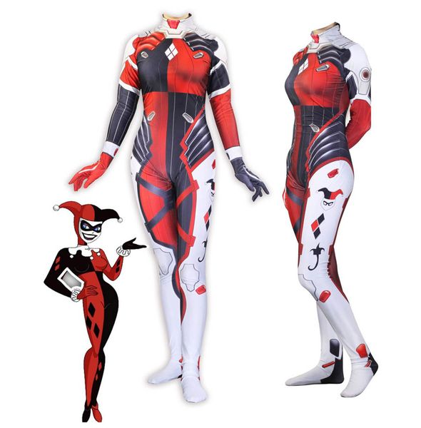 новый женский супергерой харли квинн косплей хеллоуин костюм лайкар спандекс партии мягкий зентаи комбинезон боди d. va цифровой печати шабл, Black;red
новый женский супергерой харли квинн косплей хеллоуин костюм лайкар спандекс партии мягкий зентаи комбинезон боди d. va цифровой печати шабл, Black;red