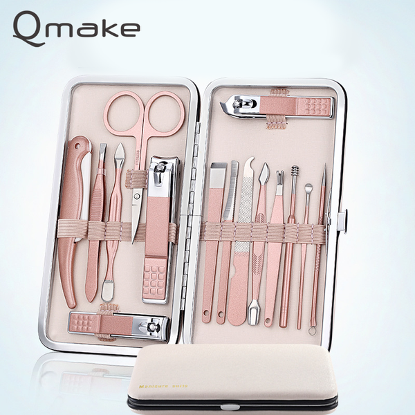 stainless steel nail clippers manicure tool pedicure sets 15 piece trimmer nipper scraper scissors with button lock case
stainless steel nail clippers manicure tool pedicure sets 15 piece trimmer nipper scraper scissors with button lock case