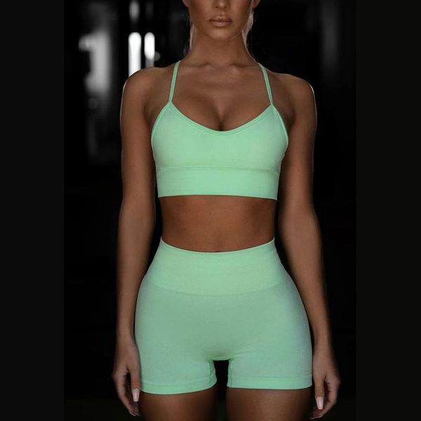 yoga outfits 2021 seamless set women fitness sports suit running shorts and crop woman short leggings bra, White;red
yoga outfits 2021 seamless set women fitness sports suit running shorts and crop woman short leggings bra, White;red