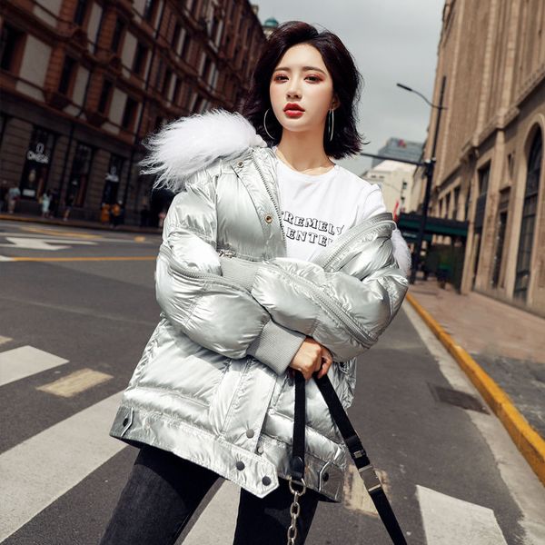 bright face down jacket female long 2019 new large fur collar women's clothing fashion slim winter down coat women outerwear, Black
bright face down jacket female long 2019 new large fur collar women's clothing fashion slim winter down coat women outerwear, Black