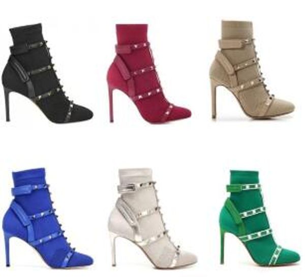 ankle booties women sock studs boot shoes leather trimmed stretch knit sock stiletto heel australia winter boots a2, Black
ankle booties women sock studs boot shoes leather trimmed stretch knit sock stiletto heel australia winter boots a2, Black