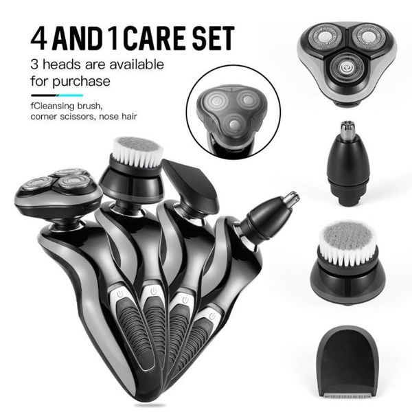 1шт 4 в 1 европейской электробритвы + razor + нос триммер волос + очищающая щетка зарядки многофункциональный три лезвия головки floating se 
1шт 4 в 1 европейской электробритвы + razor + нос триммер волос + очищающая щетка зарядки многофункциональный три лезвия головки floating se