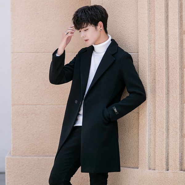 2019 spring new gentleman port wind british europe and america loose japanese coat coat men windbreaker, Black
2019 spring new gentleman port wind british europe and america loose japanese coat coat men windbreaker, Black