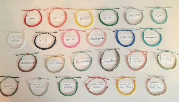12 pcs bulk pura pure life bff style waterproof string bracelet mix color or you choose, Golden;silver
12 pcs bulk pura pure life bff style waterproof string bracelet mix color or you choose, Golden;silver
