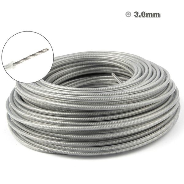 2.6/3.0 mm 450 g trimmer rope cord line trimmer long round grass replacement wire approximately 45-60 m
2.6/3.0 mm 450 g trimmer rope cord line trimmer long round grass replacement wire approximately 45-60 m