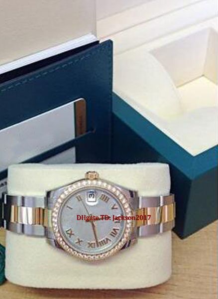 original box certificate lady watch 31mm /26mm 178383 mother of pearl, white roman dial diamond bezel asia 2813, Slivery;brown
original box certificate lady watch 31mm /26mm 178383 mother of pearl, white roman dial diamond bezel asia 2813, Slivery;brown
