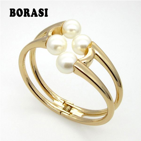 new fashion pearl jewelry elegant women bangle wristband bracelet cuff bling lady gift bracelets bangles, Black
new fashion pearl jewelry elegant women bangle wristband bracelet cuff bling lady gift bracelets bangles, Black