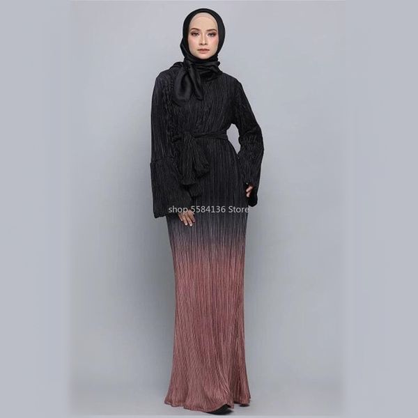 muslim wrinkled pencil skirt pliss maxi dress trumpet sleeve abaya long robes tunic middle east ramadan arab islamic clothing, Red
muslim wrinkled pencil skirt pliss maxi dress trumpet sleeve abaya long robes tunic middle east ramadan arab islamic clothing, Red