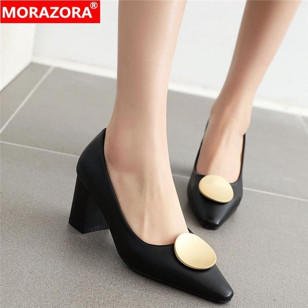 morazora big size 34-46 new fashion womens shoes thick high heels spring summer shoes woman pu leather ladies pumps office shoes, Black
morazora big size 34-46 new fashion womens shoes thick high heels spring summer shoes woman pu leather ladies pumps office shoes, Black
