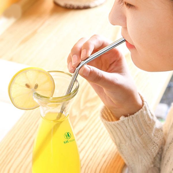 reusable 100pcs drinking metal eco drink 304 stainless steel straw with cleaner brush party bar accessory
reusable 100pcs drinking metal eco drink 304 stainless steel straw with cleaner brush party bar accessory