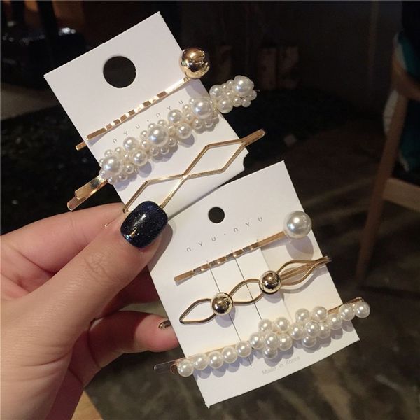 1 set korean fashion imitiation pearl hair clips for women and girls metal gold color star smile face hairpins hair accessories
1 set korean fashion imitiation pearl hair clips for women and girls metal gold color star smile face hairpins hair accessories