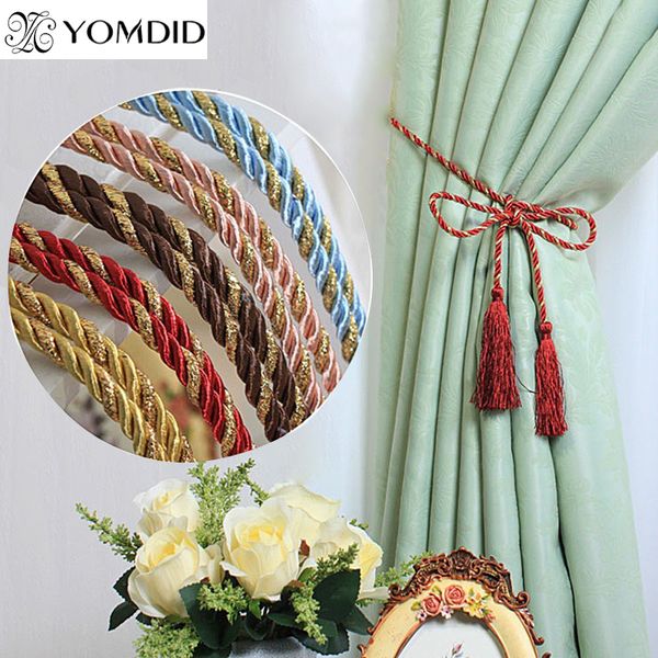 

1 pair rope curtainstieback europe style tassels curtain tieba cortinas tieback for door handle home cortina accessories