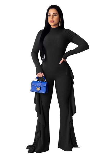 zuctuo 2019 winter women fashion high-neck jumpsuit slim lotus leaf long sleeve suit high waist night club jumosuit, Black;white
zuctuo 2019 winter women fashion high-neck jumpsuit slim lotus leaf long sleeve suit high waist night club jumosuit, Black;white