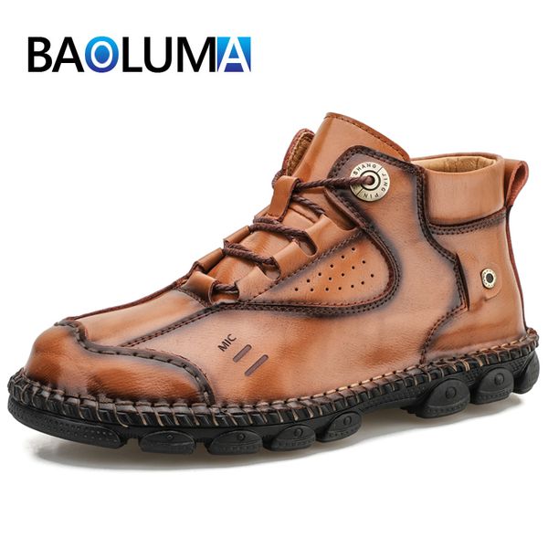 2020 men boots genuine leather male ankle boots fashion male comfortable autumn outdoor waterproof man motorcycle, Black
2020 men boots genuine leather male ankle boots fashion male comfortable autumn outdoor waterproof man motorcycle, Black
