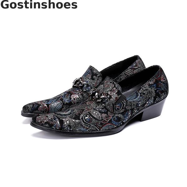 fashion embroidered genuine leather black men casual oxfords shoes height increased set foot slip-on men leisure shoes pointed
fashion embroidered genuine leather black men casual oxfords shoes height increased set foot slip-on men leisure shoes pointed