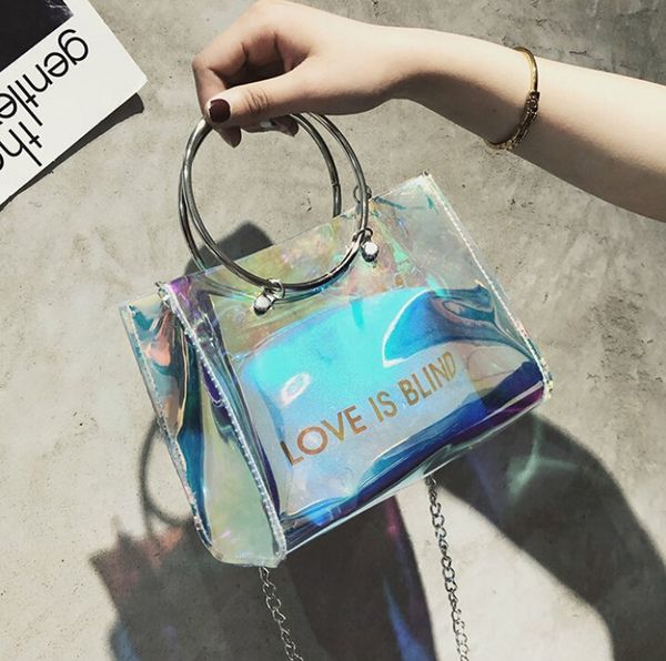 2020 laser transparent package new korean version of the simple laser mother bag shoulder jelly package
2020 laser transparent package new korean version of the simple laser mother bag shoulder jelly package