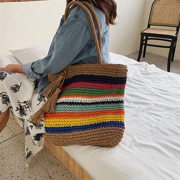 women handbag woven fashion shoulder bag lady large capacity youth literary bag iridescent summer out bags unique
women handbag woven fashion shoulder bag lady large capacity youth literary bag iridescent summer out bags unique
