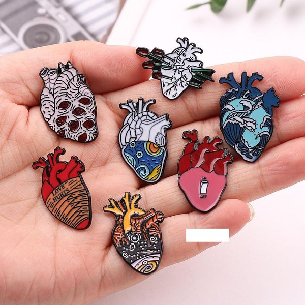 body organ anatomical heart enamel pins medical anatomy brooch heart neurology pins for doctor nurse lapel pin bags badge gifts, Gray
body organ anatomical heart enamel pins medical anatomy brooch heart neurology pins for doctor nurse lapel pin bags badge gifts, Gray