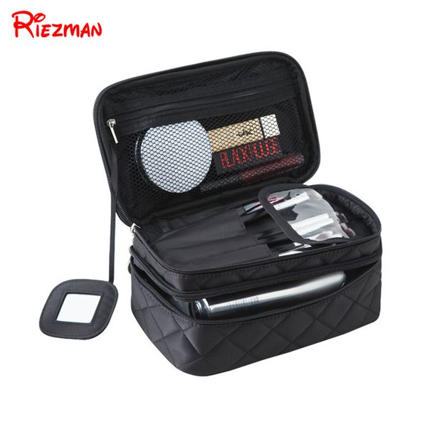 riezman new large cosmetic bag makeup bag toiletry creative waterproof cosmetic case nylon mirror storage makeup pouch
riezman new large cosmetic bag makeup bag toiletry creative waterproof cosmetic case nylon mirror storage makeup pouch