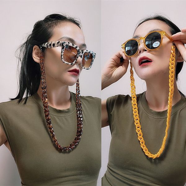 fashion new leopard acrylic sunglasses chain adjustable women reading glasses chain eyewear hanging neck chain strap 70cm, Silver
fashion new leopard acrylic sunglasses chain adjustable women reading glasses chain eyewear hanging neck chain strap 70cm, Silver