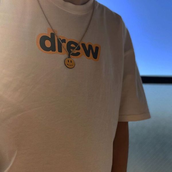 drew house tee justin beber celebrity inspired drew lettered logo loose mens short-sleeved womens couples t-shirt, Red
drew house tee justin beber celebrity inspired drew lettered logo loose mens short-sleeved womens couples t-shirt, Red