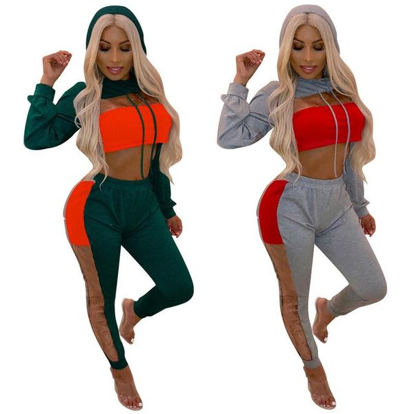 осень женщина tracksuit строчок с капюшоном повседневных женщин 2 шт набор outfit зимнего elegant crop tops + тонкая длинные брюки фитнес од, Gray
осень женщина tracksuit строчок с капюшоном повседневных женщин 2 шт набор outfit зимнего elegant crop tops + тонкая длинные брюки фитнес од, Gray