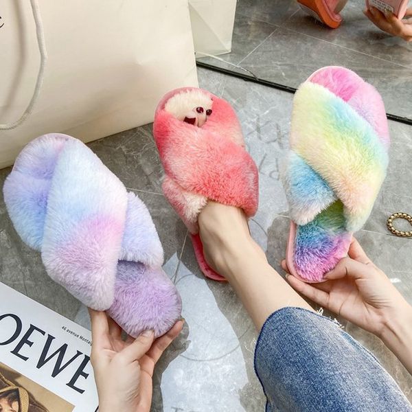 fur slides women tie dye furry slides for women rainbow slip on plush slippers ladies multi color home shoes zapatos de mujer, Black
fur slides women tie dye furry slides for women rainbow slip on plush slippers ladies multi color home shoes zapatos de mujer, Black