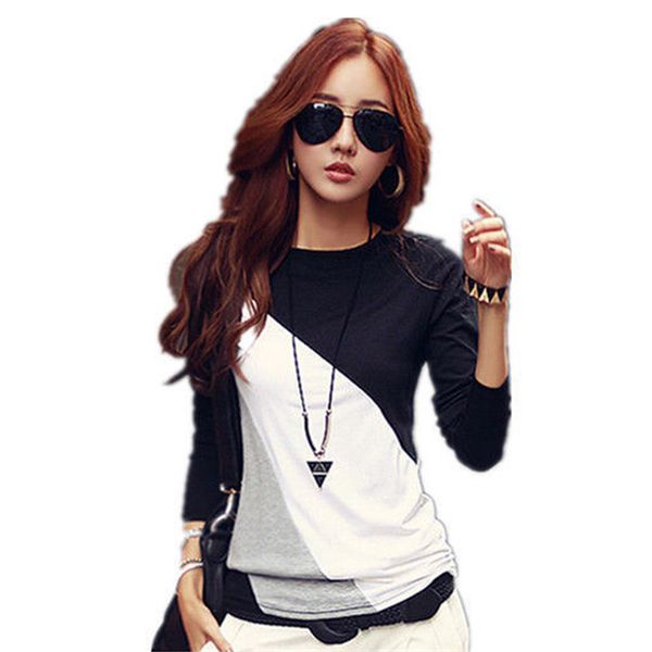 2020 new women t-shirt long sleeve clothes ropa tee shirt femme poleras camisetas mujer black/brown ladies casual, White
2020 new women t-shirt long sleeve clothes ropa tee shirt femme poleras camisetas mujer black/brown ladies casual, White
