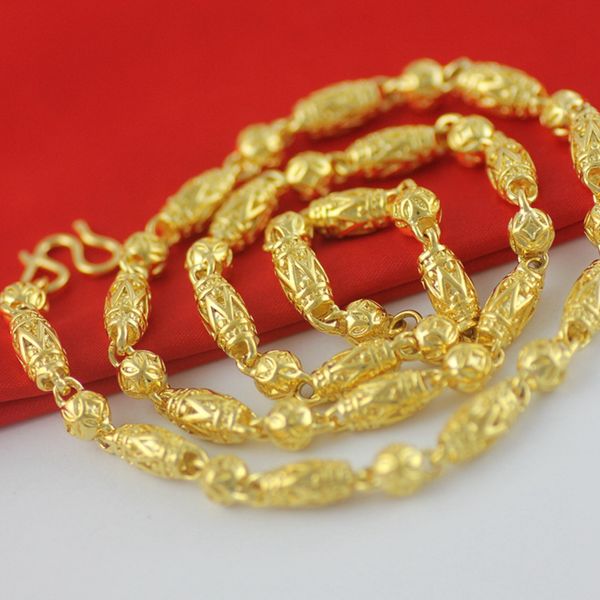 solid necklace chain beads chain 18k yellow gold filled statement jewelry gift hip hop style male accessories high polished, Silver
solid necklace chain beads chain 18k yellow gold filled statement jewelry gift hip hop style male accessories high polished, Silver