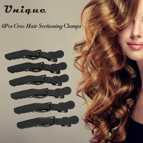 6pcs black croc hair sectioning grip clips professional plastic salon styling hair grip clips hairdressing cutting clamps
6pcs black croc hair sectioning grip clips professional plastic salon styling hair grip clips hairdressing cutting clamps