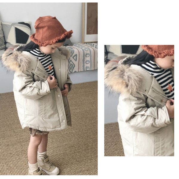 children designer down jacket 2019 casual short large fur collar warm down coat for kids boys girls luxury thick coat quality, Blue;gray
children designer down jacket 2019 casual short large fur collar warm down coat for kids boys girls luxury thick coat quality, Blue;gray