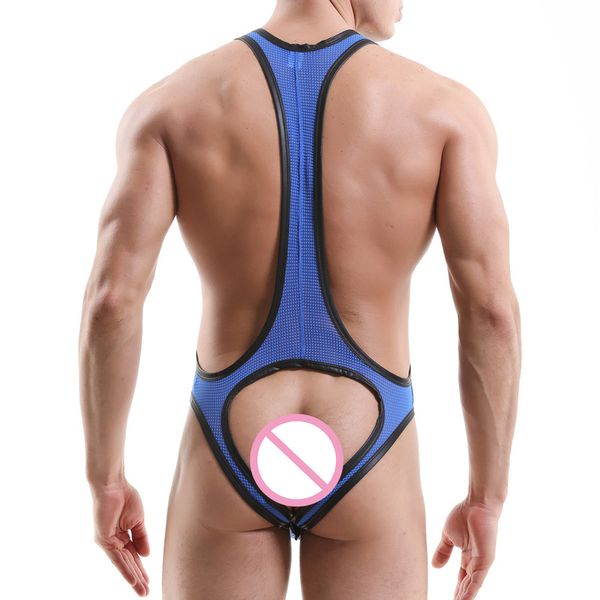 mens undershirts jockstrap mesh see through breathable one-piece male bodysuits tight leotard one-piece jumpsuits, Black;brown
mens undershirts jockstrap mesh see through breathable one-piece male bodysuits tight leotard one-piece jumpsuits, Black;brown